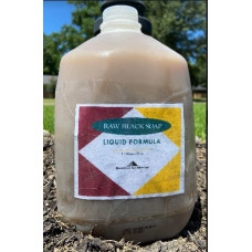 Liquid Raw Black Soap  - 1 gal